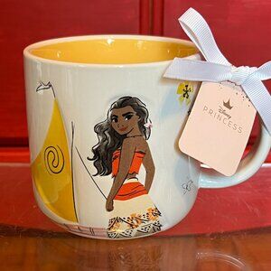 NWT Rae Dunn Disney Moana mug Princess collection